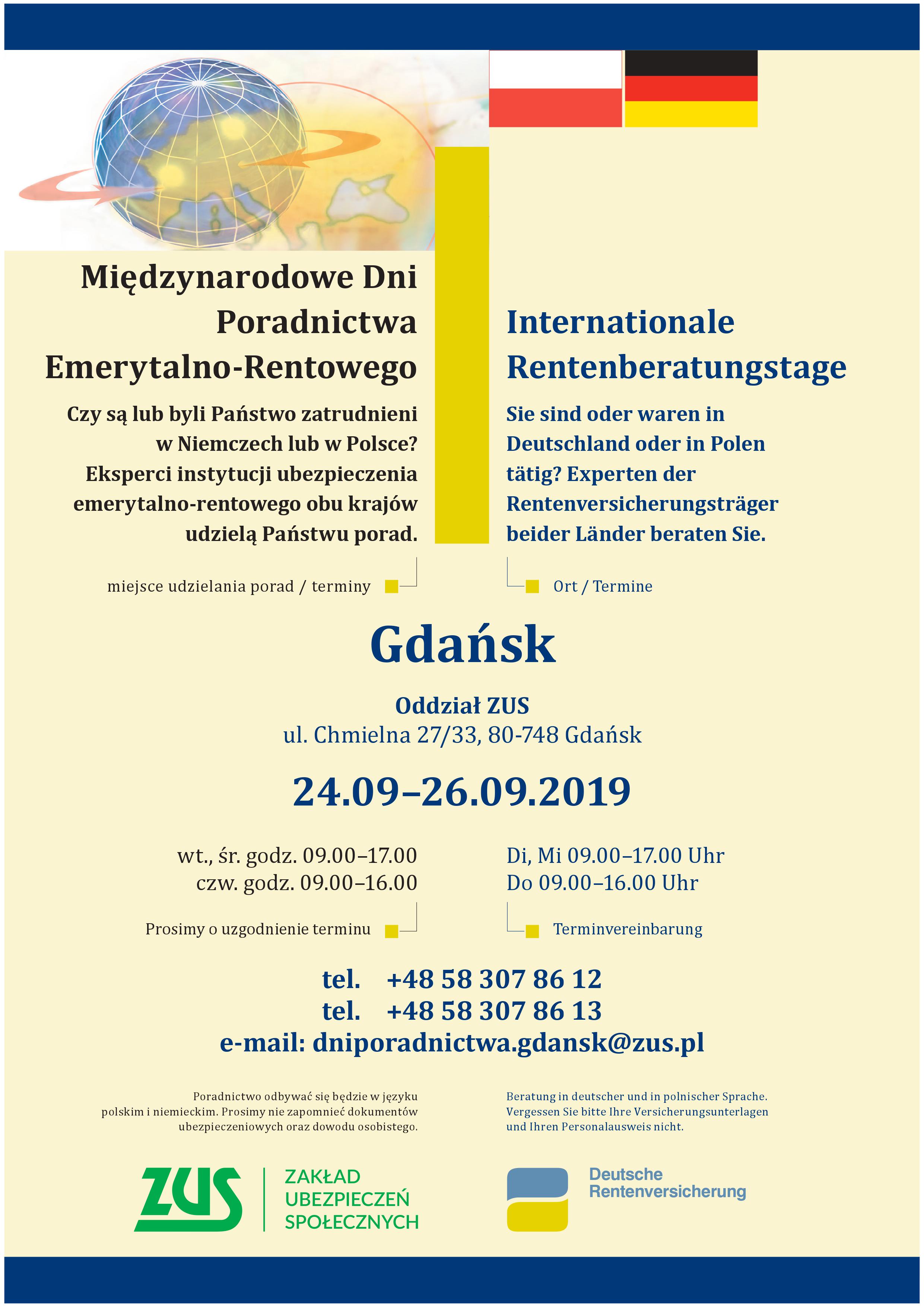 Międzynarodowe Dni Poradnictwa Emerytalno-Rentowego